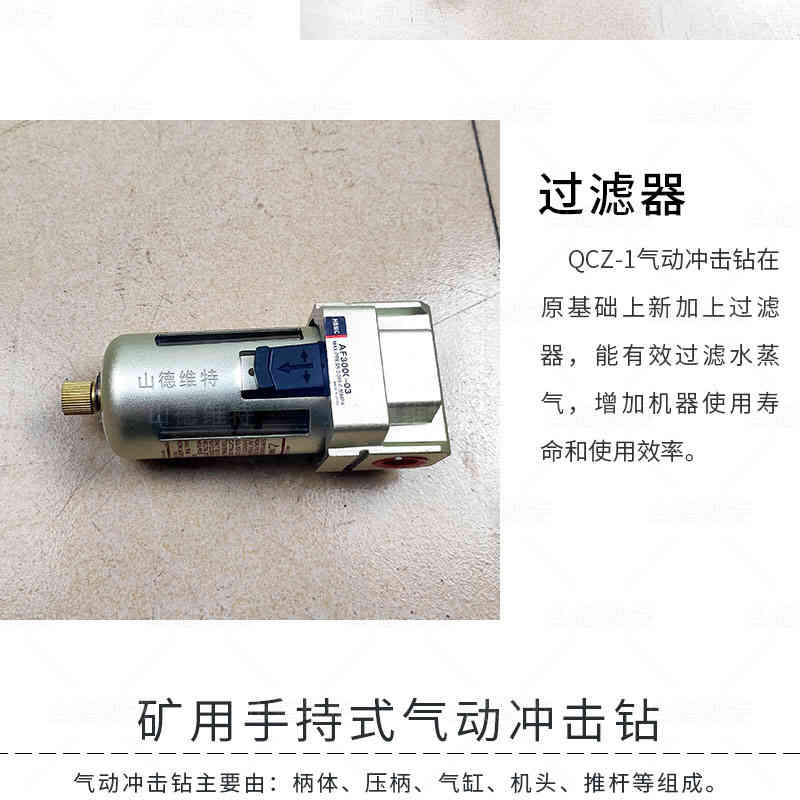 氣動(dòng)沖擊鉆過(guò)濾器圖片