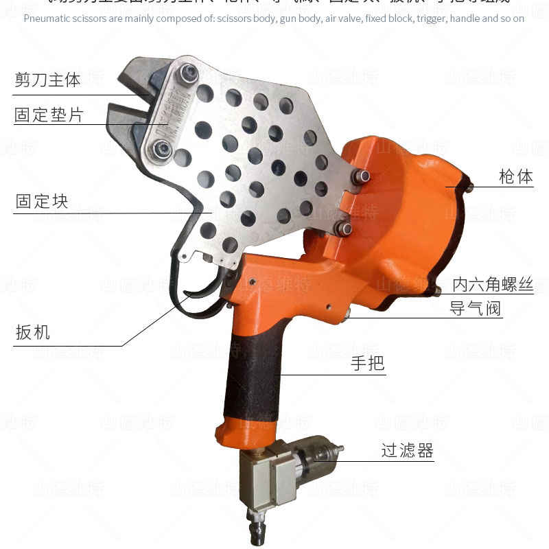 氣動(dòng)剪刀分解圖